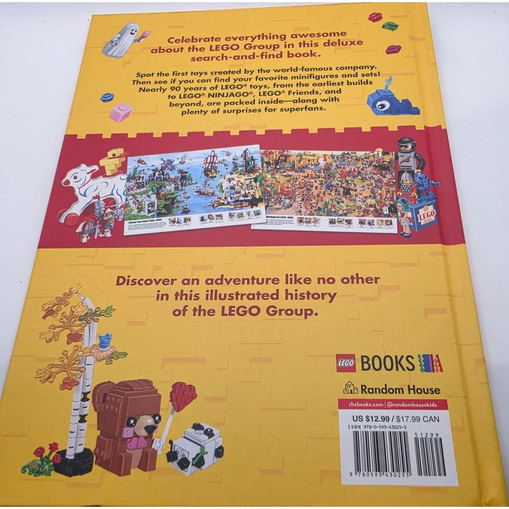 Lego Movie Everything is Awesome Search & Find Lego‎ History book Emmett LN